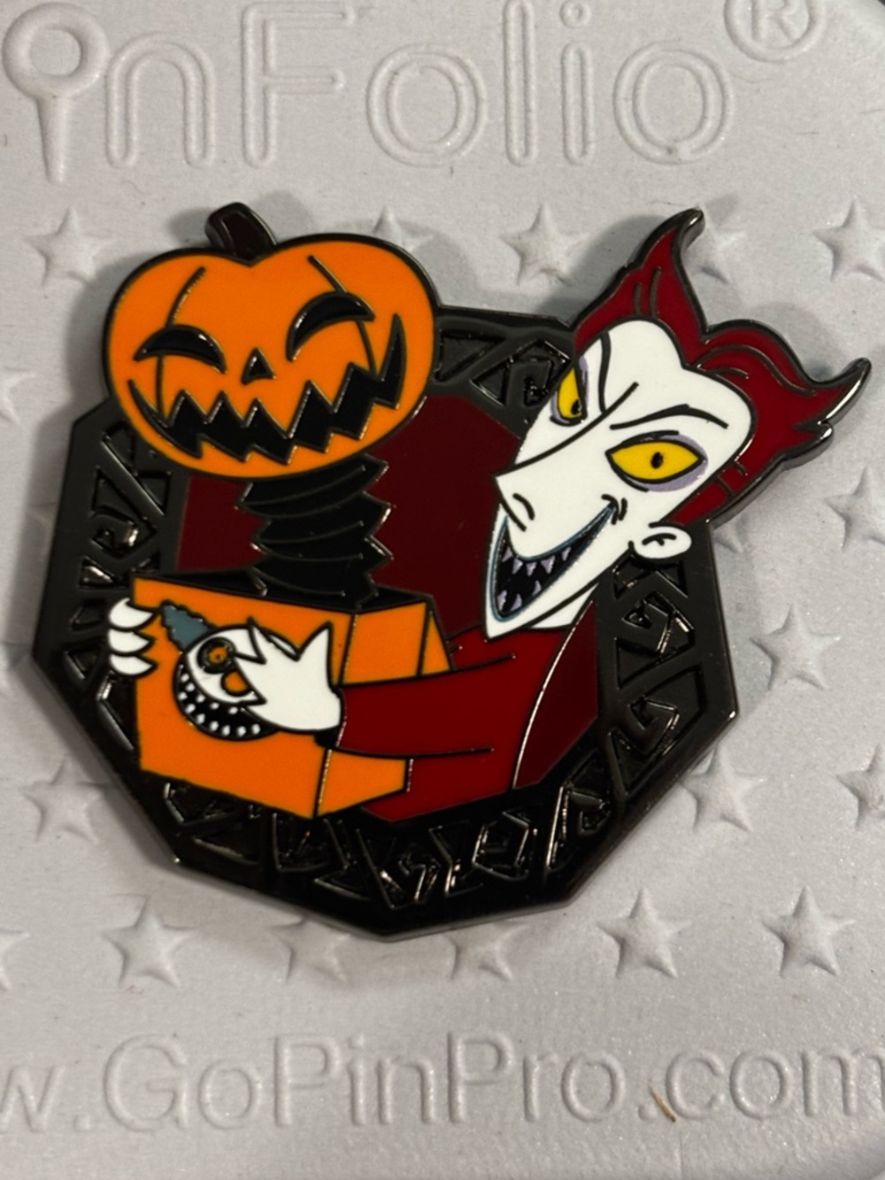 Nightmare Before Christmas Lock - Jack-o-Lantern in a Box Pin